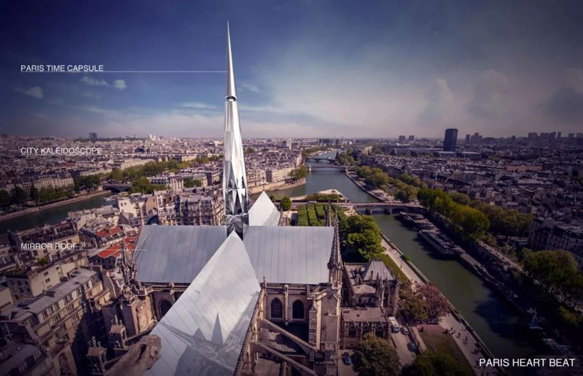 中国建筑师获得巴黎圣母院重建方案第一名！然而，并没有法国官方认证…… 